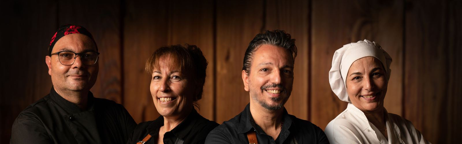 Lo staff della Trattoria Dalla Zia